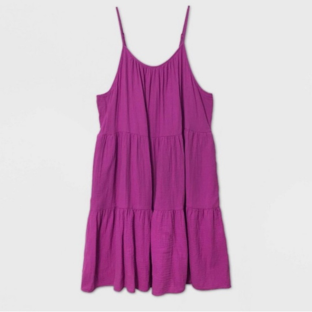 Universal Thread Spaghetti-Strap Mini Tiered Dress